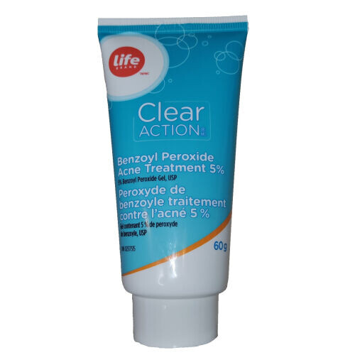 Clear Action Benzoyl Peroxide Acne Treatment 5%