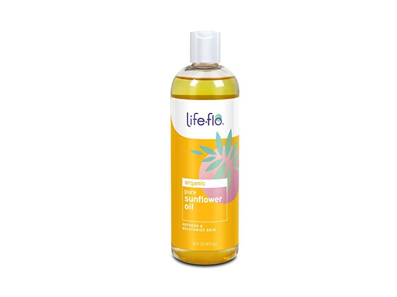 Life-flo Organic Pure Sunflower Oil, 16 fl oz/473 mL