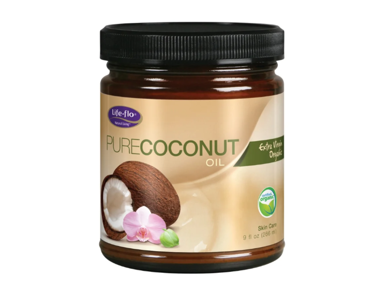 Life-Flo Pure Coconut Oil, 9 oz/266 mL