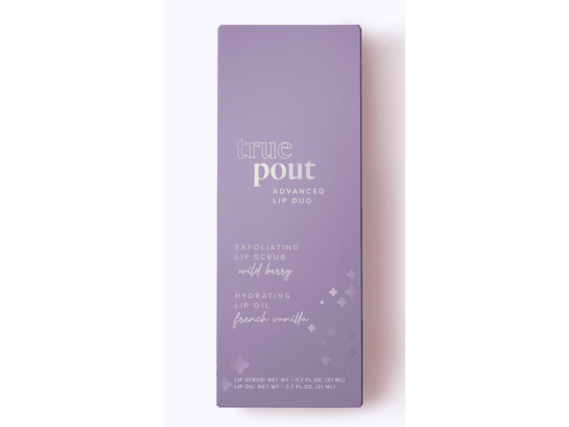Life Vantage True Pout Advanced Lip Duo, Wild Berry + French Vanilla, 0.7 fl oz/21 mL