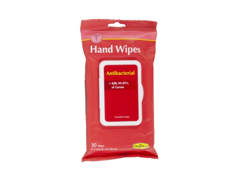 Lil' Drug Store Antibacterial Hand Wipes, 30 Count