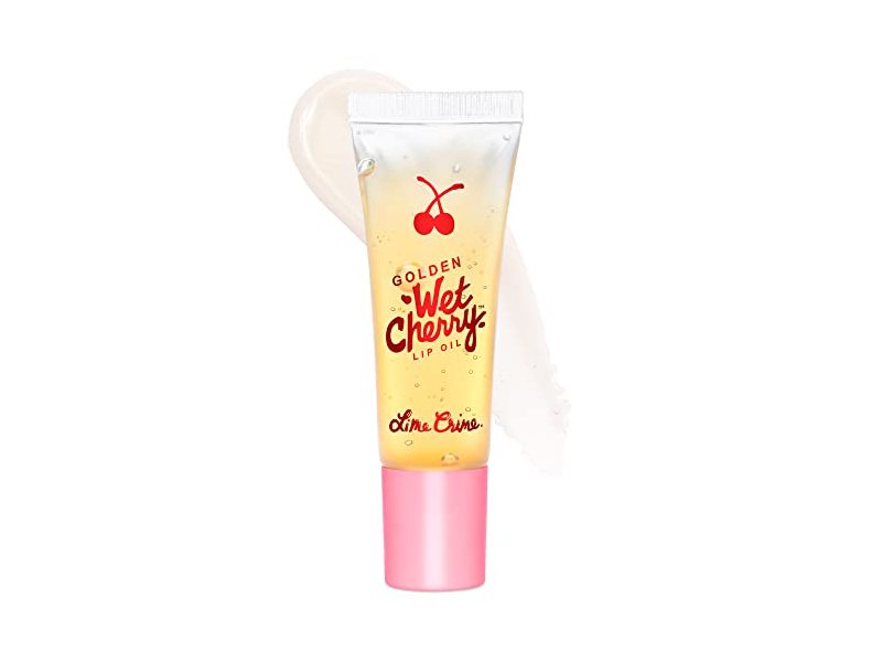 Lime Crime Lip Oil, Golden Wet Cherry, 0.33 fl oz/10 mL