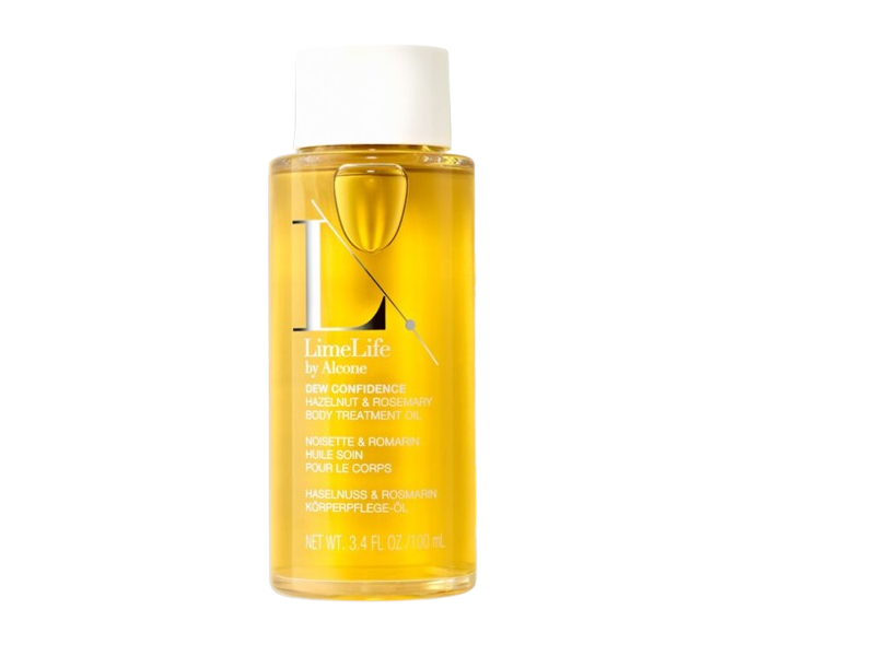 Limelife By Alcone Dew Confidence Body Treatment Oil, Hazelnut & Rosemary, 3.4 fl oz/100 mL