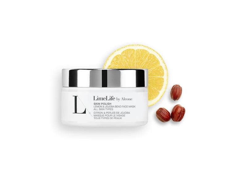 LimeLife By Alcone Skin Polish Lemon & Jojoba Bead Face Mask, 4 fl oz