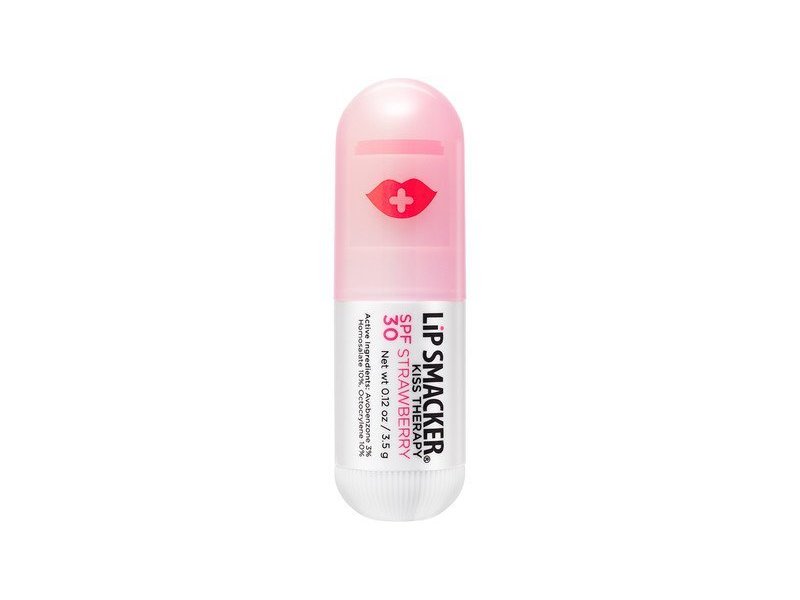 Lip Smacker Kiss Therapy SPF30 Lip Balm, Strawberry, 1 Ounce