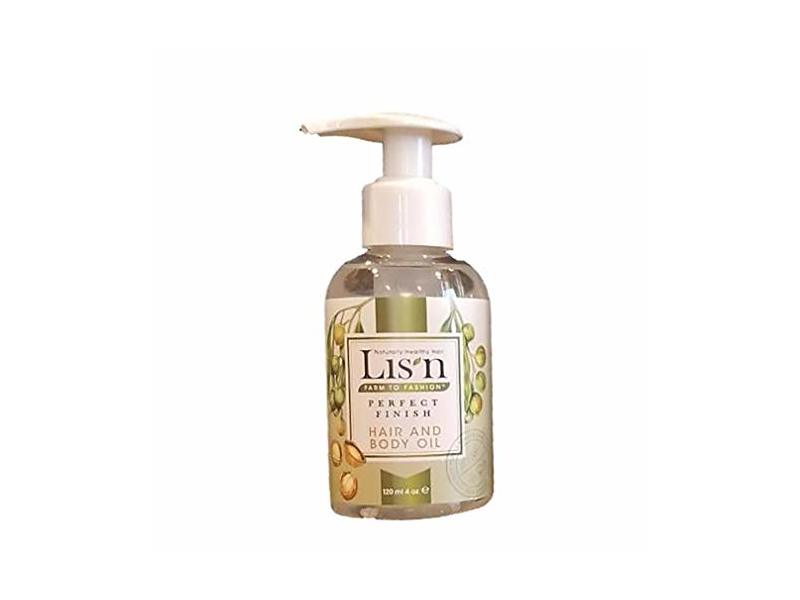 Lis'n Perfect Finish Hair & Body Oil, 4 oz/120 mL