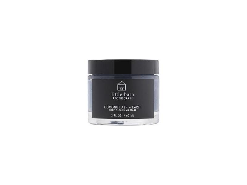 Little Barn Apothecary Coconut Ash + Earth Deep Cleansing Face Mask, 2 fl oz