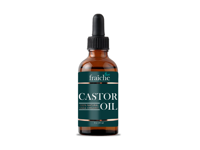 Live Fraiche Castor Oil, 2 oz/60 mL