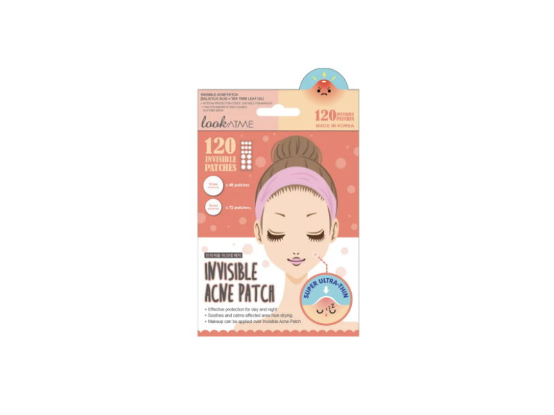 Look At Me Invisible Acne Patch, Salicylic Acid & Tea Tree Leaf Oil, 120 Count
