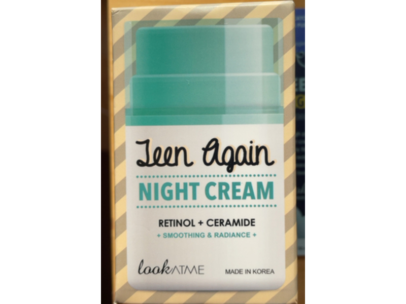 Look At Me Teen Again Night Cream, Retinol + Ceramide, 1.69 fl oz/50 mL