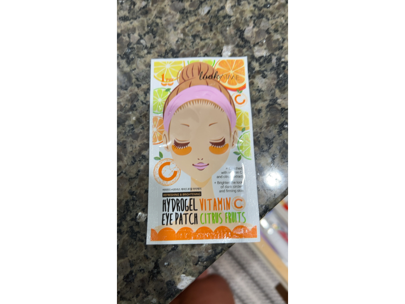LookAtMe Hydrogel Vitamin C Eye Patch, Citrus Fruits, 1 Count