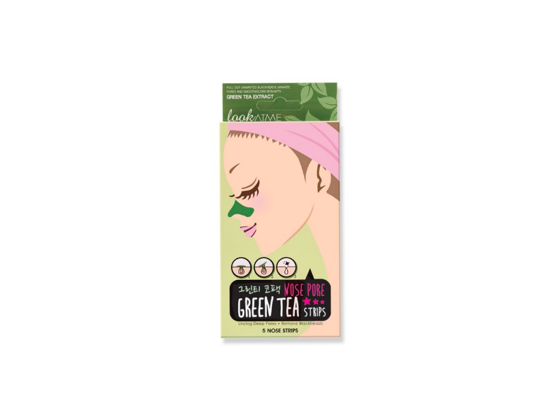 LookAtME Nose Pore Strips, Green Tea, Pack 2, 10 Ct
