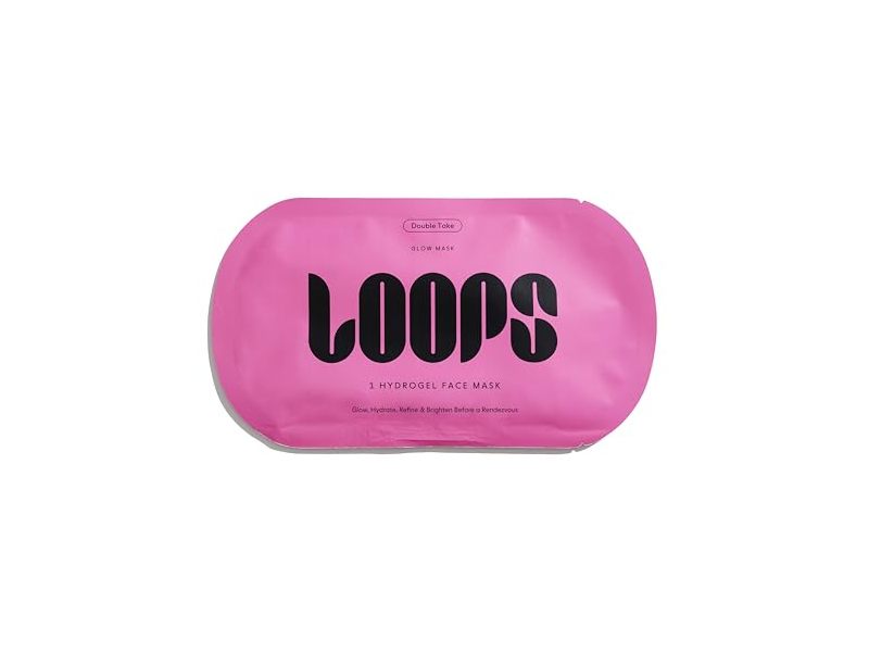 Loops Double Take Glow Hydrogel Face Mask, 1 Count