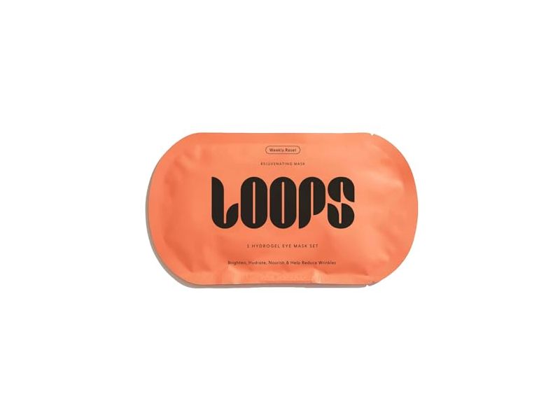 Loops Rejuvenating Hydrogel Eye Masks Set, 0.5 g/0.176 oz
