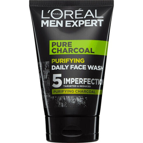 Men Expert Face Wash Pure Charcoal Blackhead Cleanser For Men