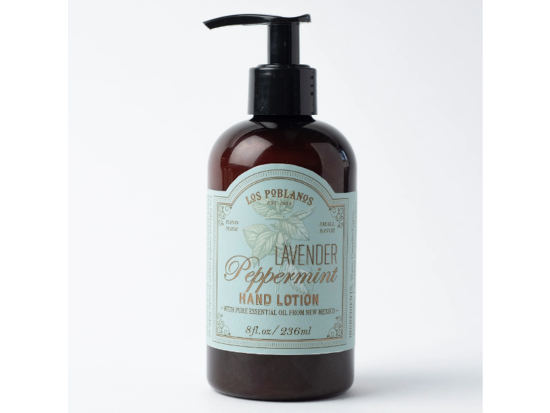 Los Poblanos Hand Lotion, Lavender Peppermint, 8 fl oz/236 mL