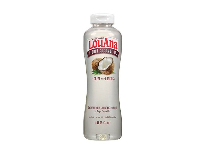 LouAna Liquid Coconut Oil, 16 oz