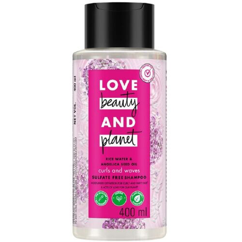 Rice Water & Angelica Seed Oil Silicone Free Shampoo For Curly & Wavy Hair