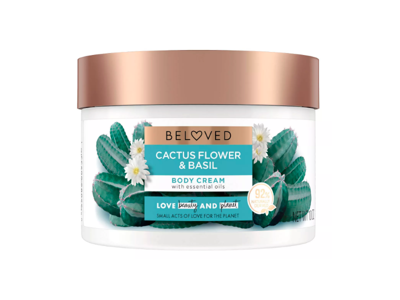 Love Beauty & Planet Beloved Body Cream, Cactus Flower & Basil, 10 oz