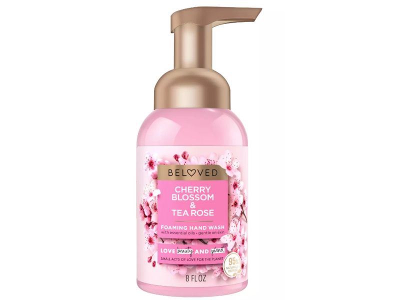 Love Beauty & Planet Beloved Foaming Hand Wash, Cherry Blossom & Tea Rose, 8 fl oz