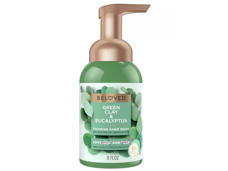 Love Beauty & Planet Beloved Foaming Hand Wash, Green Clay & Eucalyptus, 8 fl oz