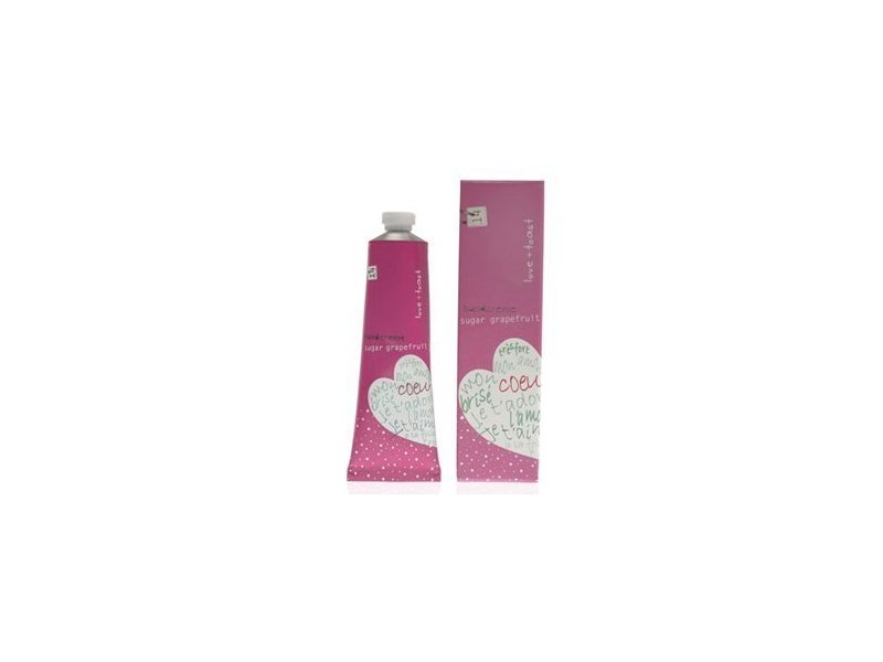 Love & Toast Hand Creme Sugar Grapefruit, 1.25 oz/35 g