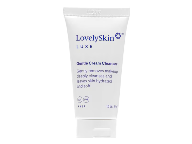 LovelySkin Luxe Gentle Cream Cleanser, 1.0 oz/30 mL
