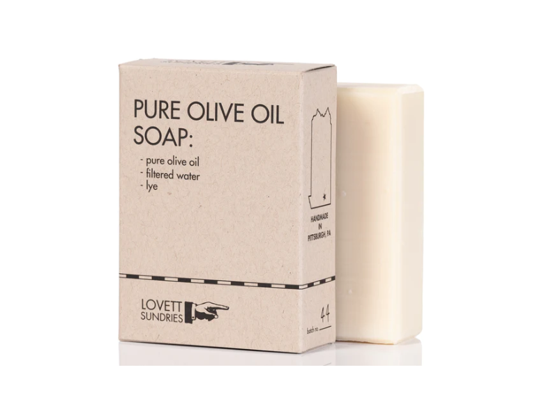 Lovett Sundries Pure Olive Oil Soap, 4 oz/114 g