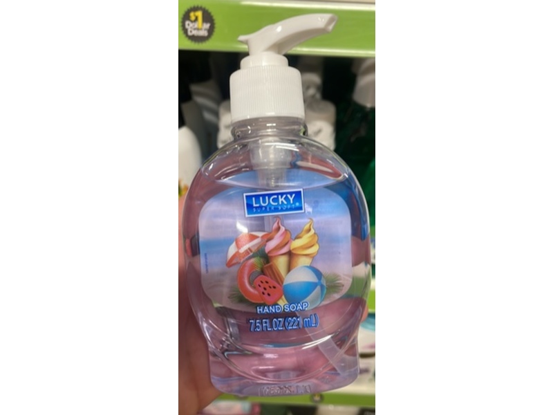 Lucky Super Soft Hand Soap, 7.5 fl oz/221 mL