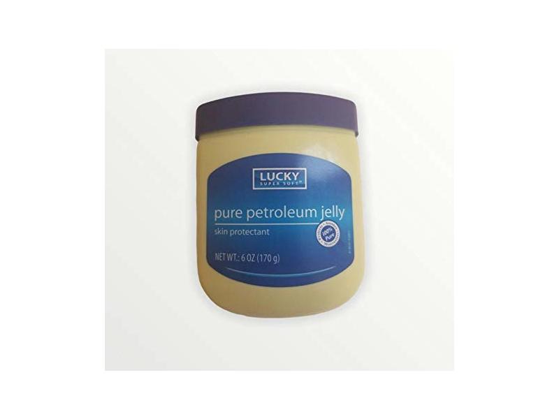 Lucky Super Soft Pure Petroleum Jelly, 6 oz/170 g, Pack Of 12