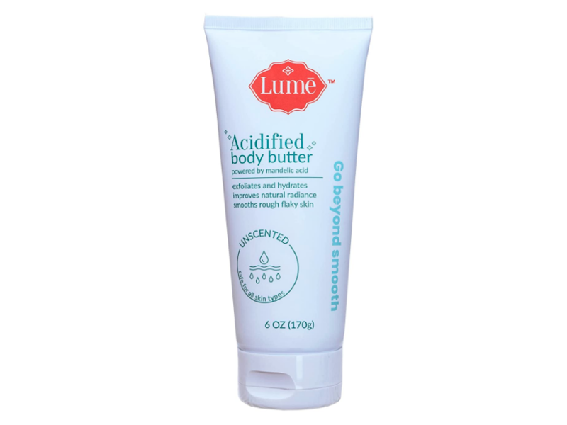 Lume Go Beyond Smooth Acidified Body Butter, Mandelic Acid, 6 oz/170 g