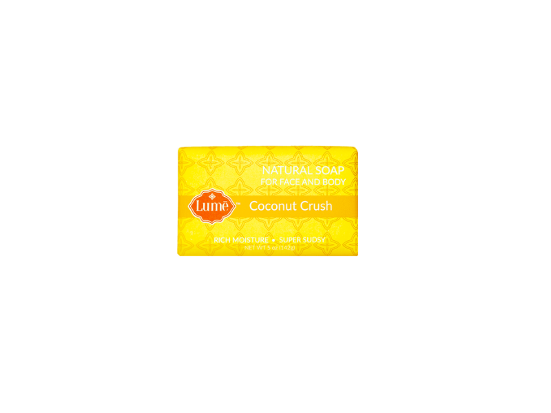 Lume Natural Bar Soap 5 oz, Coconut Crush, 5 oz/142 g