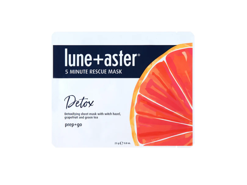 Lune+Aster 5 Minute Rescue Mask, Detox, 0.8 oz/23 g
