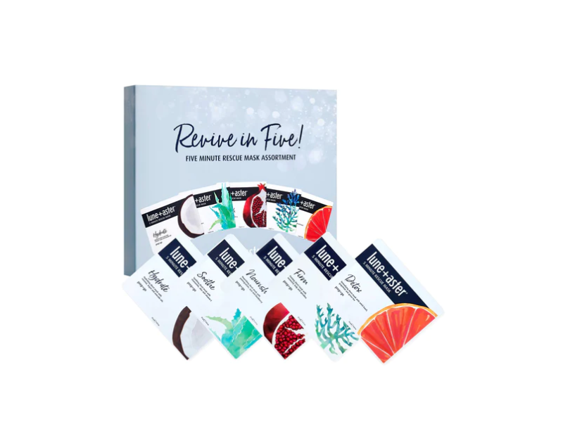 Lune+Aster Revive in Five! Five Minute Rescue Mask Assortment, 4 oz