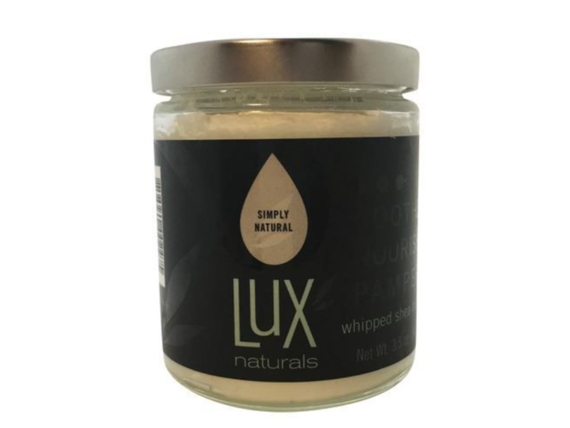 Lux Naturals Whipped Shea Butter, Simply Natural, 3.5 oz/98 g