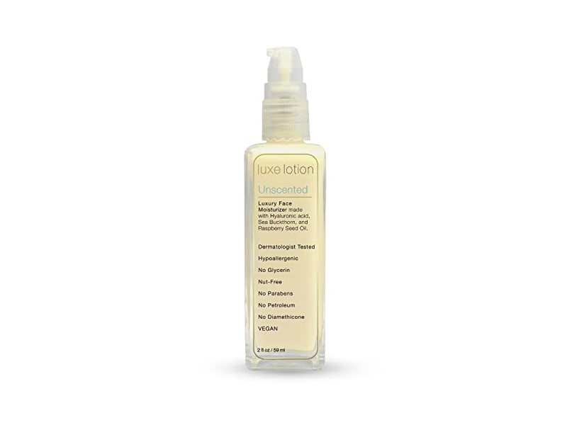 Luxe Beauty Luxury Beauty Face Moisturizer, Hyaluronic Acid + Sea Buckthorn & Raspberry Seed Oil, 2 fl oz/59 mL