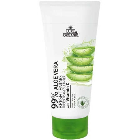 99% Aloe Vera Brightening Micro Foam Cleanser With Vitamin C
