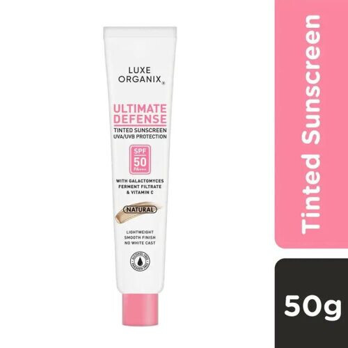 Ultimate Defense Tinted Sunscreen UVA/UVB Protection Natural SPF 50 PA+++