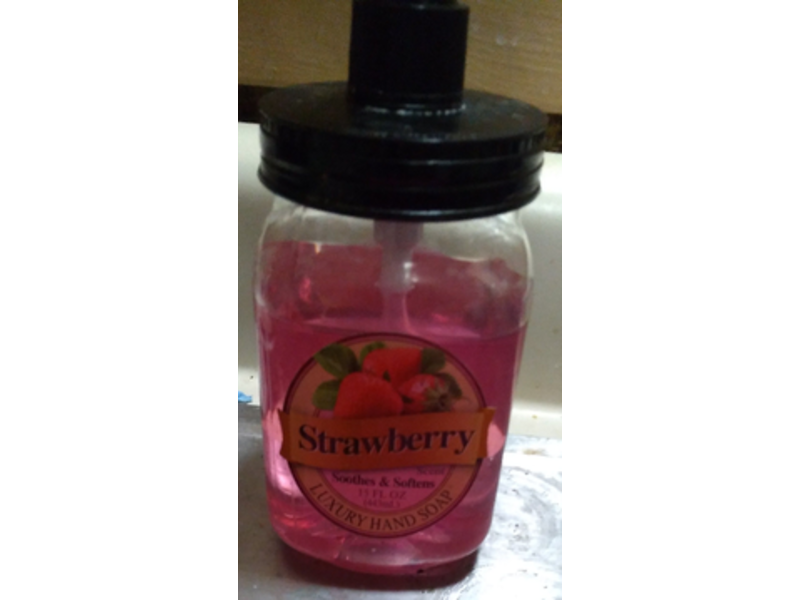 Luxury Hand Soap, Strawberry, 15 fl oz/443 mL
