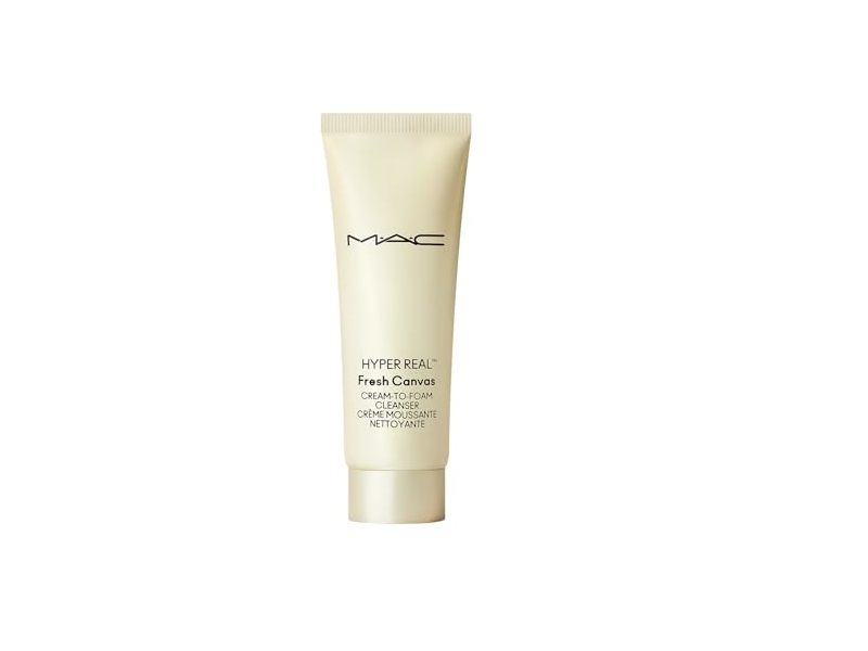 M.A.C Hyper Real Fresh Canvas Cream-To-Foam Cleanser, 0.17 fl oz/5 mL