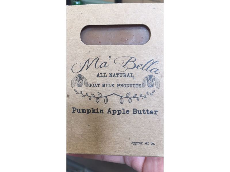 Ma' Bella Pumpkin Apple Butter Soap, 4.5 oz