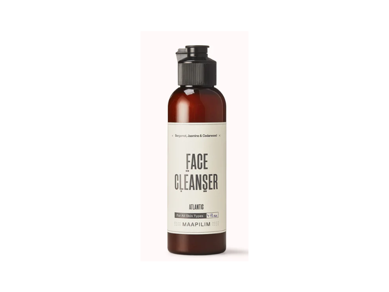 MAAPILIM Atlantic Face Cleanser, Bergamot Jasmin & Cedarwood, 4 oz