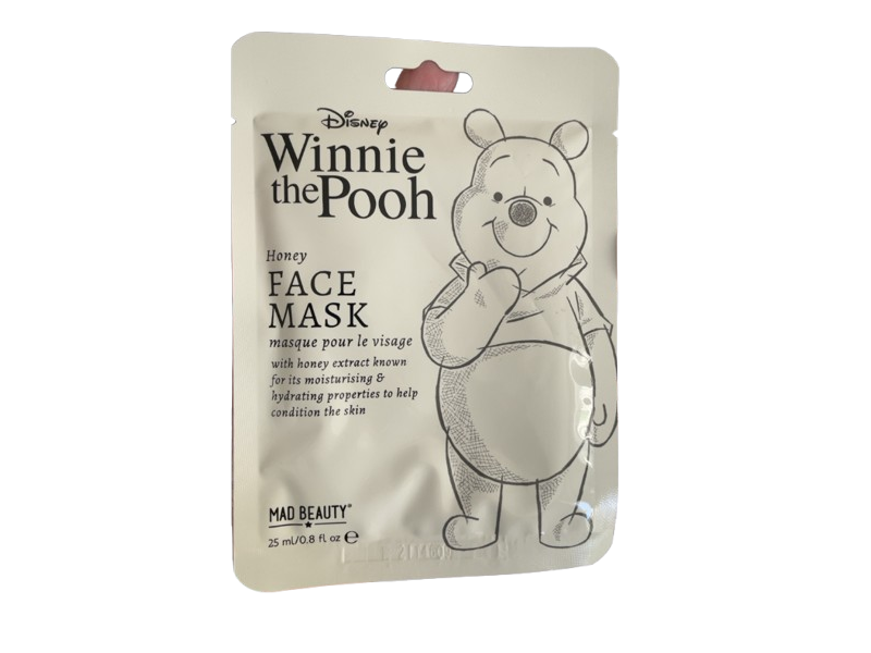 Mad Beauty Disney Winnie The Pooh Face Mask, Honey, 0.8 fl oz/25 mL