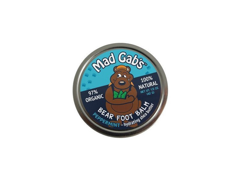 Mad Gab's Bear Foot Peppermint Balm, 1.5 oz