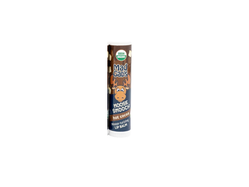 Mad Gab's Moose Smooch Lip Balm, Hot Cocoa, 0.15 oz/4.25 g