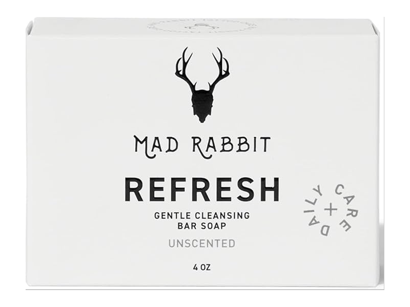 Mad Rabbit Refresh Gentle Cleansing Bar Soap, 4 oz, Pack Of 2
