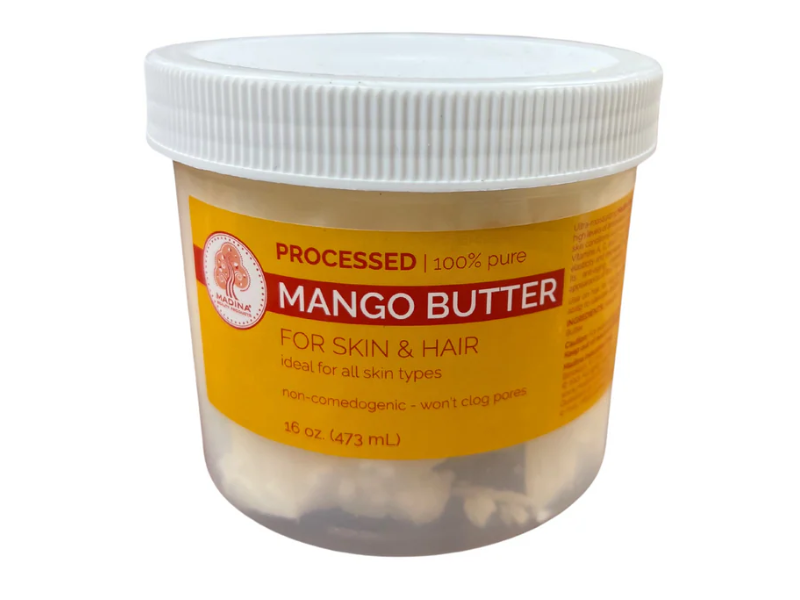 Madina 100% Pure Mango Butter, 16 oz/473 mL
