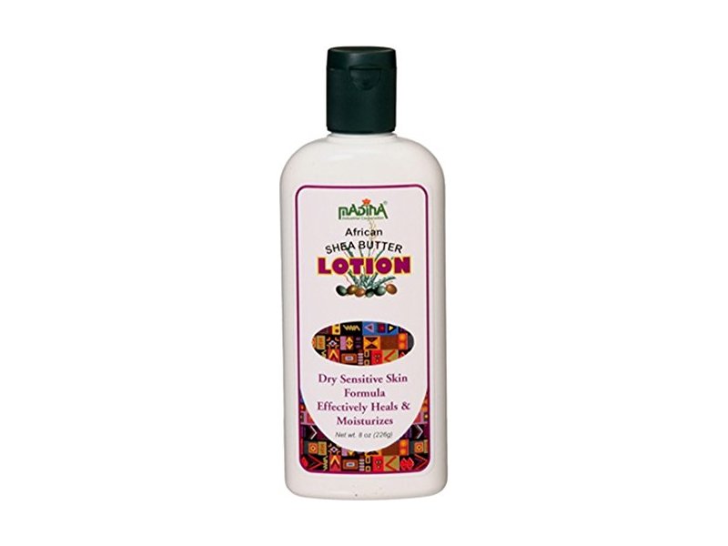 Madina African Lotion, Shea Butter, 8 oz/226 g