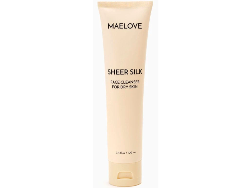 Maelove Sheer Silk Face Cleanser, 3.4 fl oz/100 mL