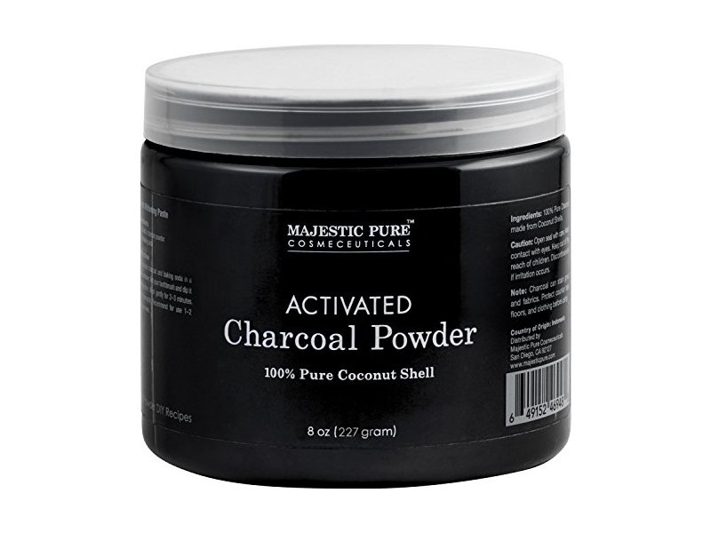 Majestic Pure Activated Charcoal Powder, 8 oz